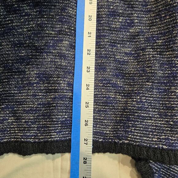 Eileen Fisher Linen Blend Open Front Cardigan Sweater Blue XS Lagenlook Travel - Picture 7 of 7